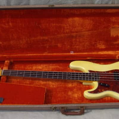 Fender Precision Bass Lefty 1963 Blonde Color Super Rare Left Hand image 14