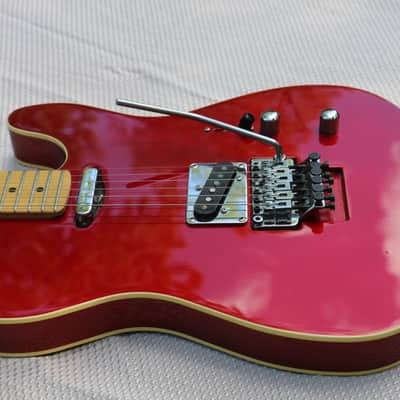 Kramer American Vintage Classic III 1987 Candy Apple Red Floyd Rose Duncan image 3