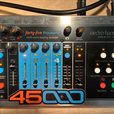 Electro-Harmonix 45000 Stereo Multi-Track Looper with Foot Controller 2013 - Present - Silver / Black image 3