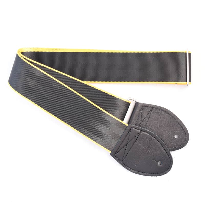 Souldier Seatbelt Strap Yellow On Black image 1