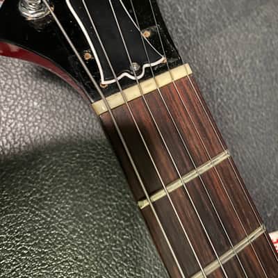 1979 - 1981 Hamer USA Standard Explorer Flame Top Transparent Cherry - Kahler Trem - Extremely RARE! Original Hamer Case - Four Digit Serial # 0583 image 9