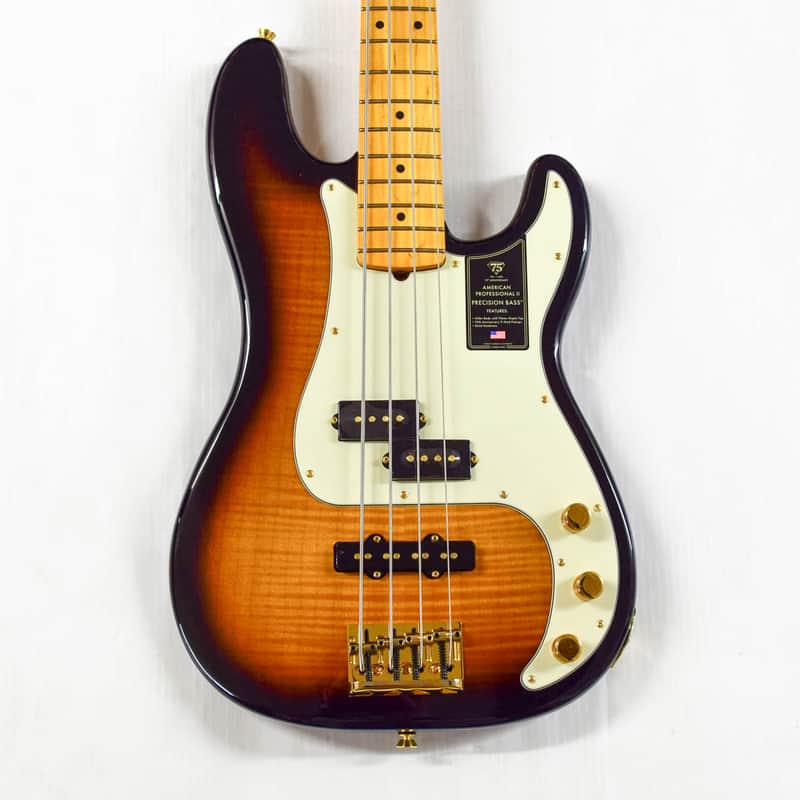 Fender 75th Anniversary American Professional PJ Bass - 2-Color Sunburst image 1