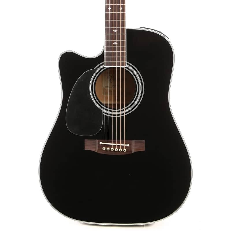 Takamine EF341SC LH BLK Legacy Series Dreadnought Cutaway Acoustic/Electric Guitar Left-Handed 2025 Gloss Black