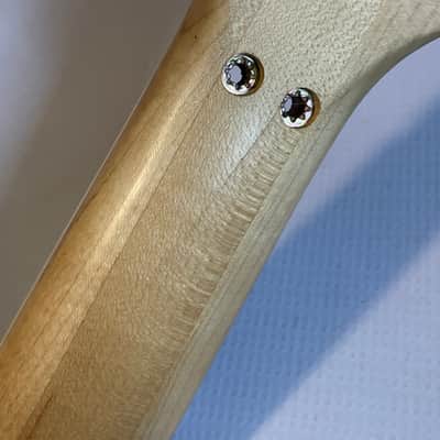 2000's Indonesian Ibanez RGR320EX Red Arctic Frost Wizard II 24 Fret Guitar Neck Floyd Ready (Locking Nut Cracks) image 21