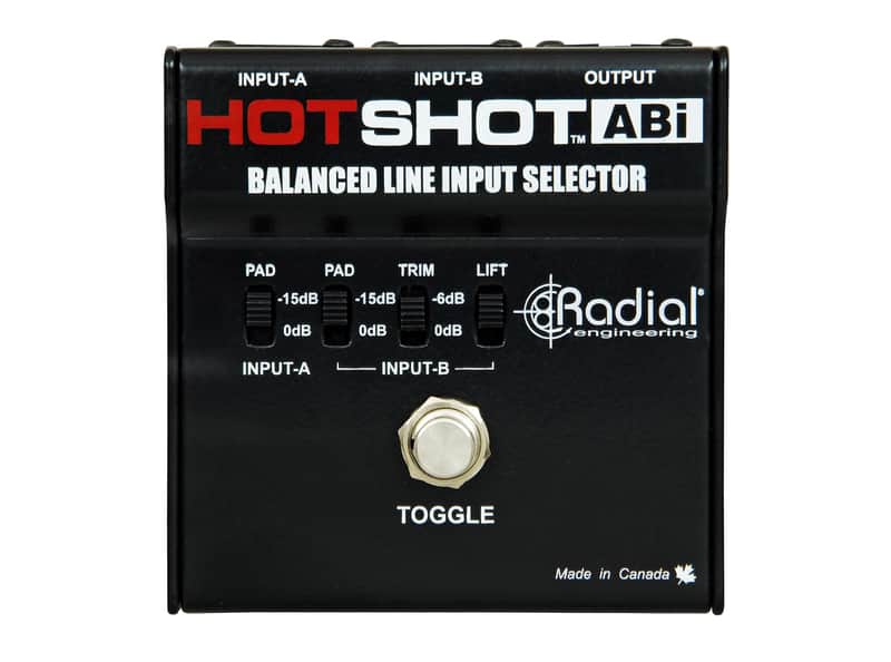 Radial Engineering HotShot ABi Line Input Selector [DEMO] image 1