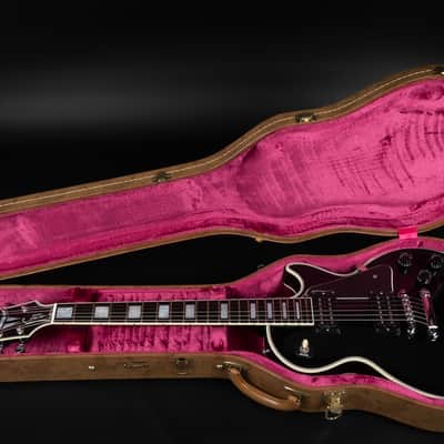 2012 Gibson Custom Shop Les Paul Custom with Chrome Hardware - Ebony | USA Black Beauty Open Coil 490R 498T Humbucker Pickups Long Neck Tenon | CoA OHSC image 24