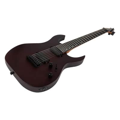 Spira S-407 MWR Double Cutaway Roasted Poplar Body Canadian Roasted Maple Neck 7-String Electric Guitar image 7