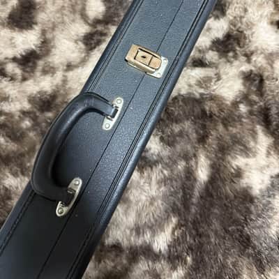 1969-1972 Gibson Les Paul Vintage Rectangular Guitar Hard Case - Black / Purple image 5