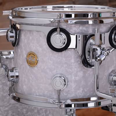 Dw (Drum Workshop) Collectors Series Ii, 4 Piece Drum Kit, White Marine Pearl, (Pre Loved) image 10