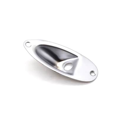 KD By AxLabs Jack Plate for Strat®-Style Guitars - Satin Chrome image 1