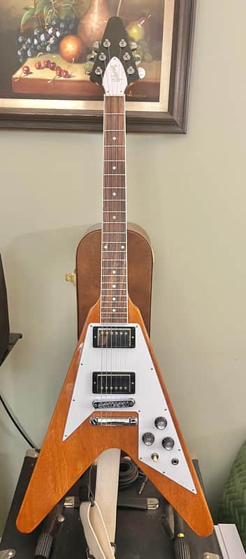 Gibson '70s Flying V 2023 - Present - Antique Natural image 1