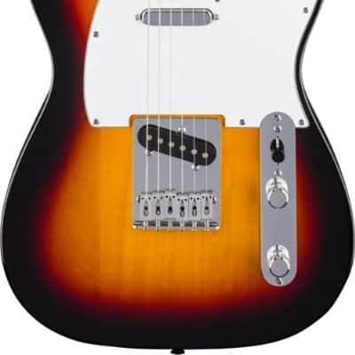Fender Standard Telecaster Electric Guitar. Laurel Fingerboard, White Pickguard, 3-Color Sunburst image 3