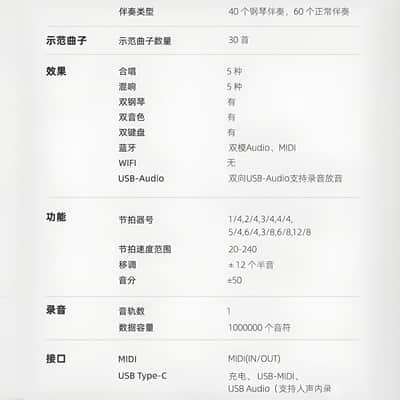 Portable 88-key Electronic Keyboard Piano, Digital Electronic Piano, AI - Enabled Digital Piano image 20