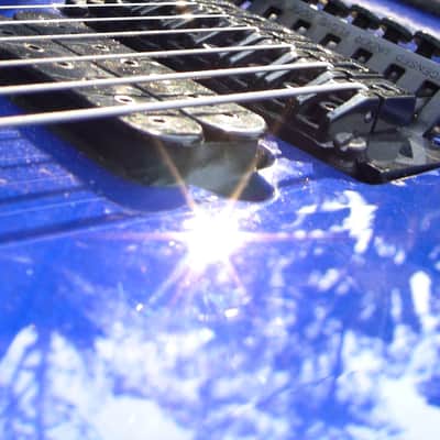 Squier Stagemaster 7 String 2000 Cobalt Blue image 20