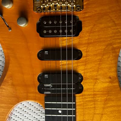 Fernandes FR-155S Revolver HSH MIJ Superstrat - insane specs - 15mm flame maple cap! image 5