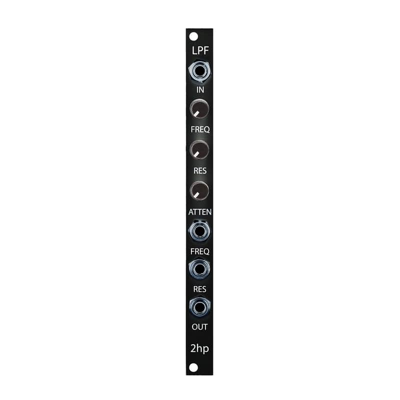 2hp LPF Eurorack Filter Module (Black) image 1