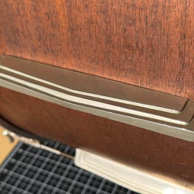 Leedy and Ludwig Concert / Symphony Bass Drum 1950-1954 - Mahogany and Maple Natural image 7