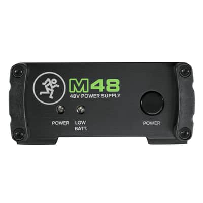 Mackie M48 Battery and Wall-Powered 48V Phantom Power Supply with XLR I/O image 1