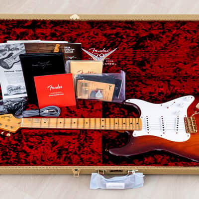2024 Fender Custom Shop Limited Edition 70th Anniversary ‘54 Stratocaster Journeyman Relic Violin Burst, Lightweight image 18