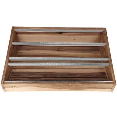 10U / 144hp Eurorack case EVA • Rails + Threaded strips / Walnut / Unpowered image 5