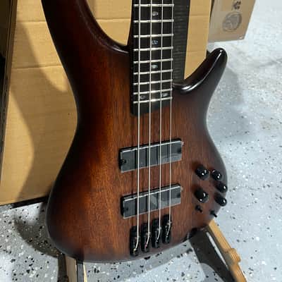 Ibanez Standard SR500A Electric Bass Guitar - Mahogany Brown Burst Low Gloss image 2