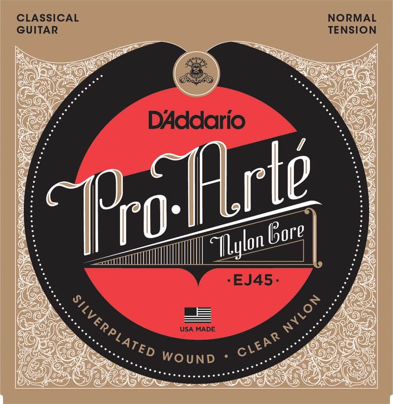 D'addario String Pro Arte Clsscl Silver Clear Normal image 1
