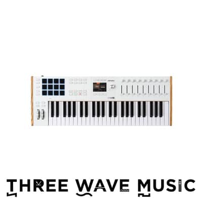 Arturia KeyLab Mk3 49 (White) - Universal MIDI Controller [Three Wave Music]