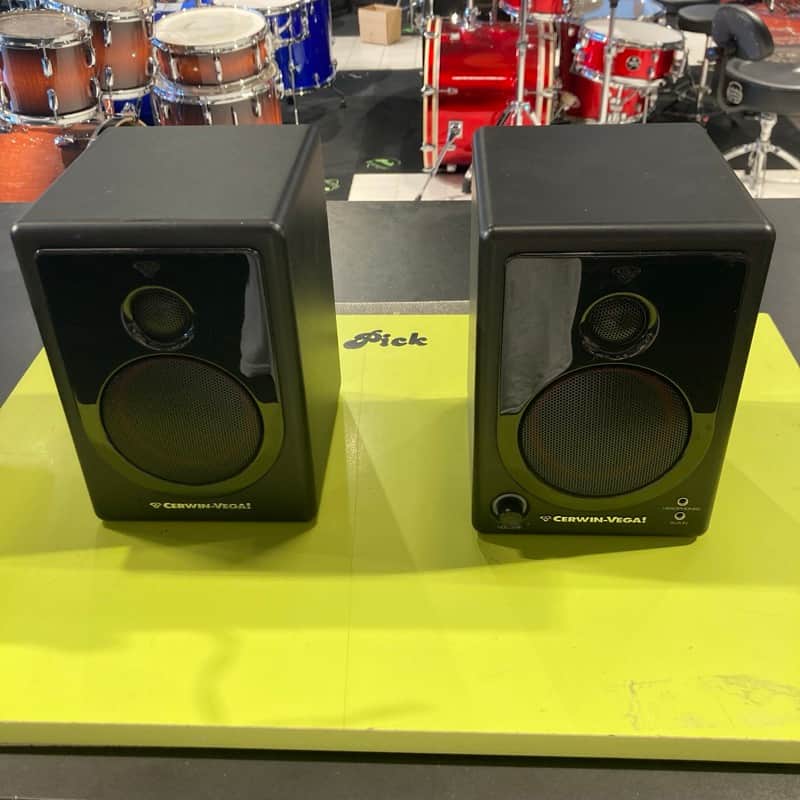 Cerwin-Vega XD3 3" Active Studio Monitors (Pair) 2010s - Black image 1