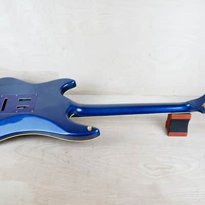 Guyatone LG-2100M Sharp 5 MIJ 1994 Blue Made in Japan w/ Hard Case image 9