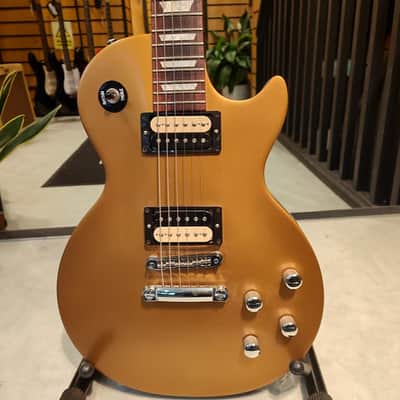 Gibson Les Paul Future Tribute with Manual Tuners 2013 - Gold Top/Dark Back image 2