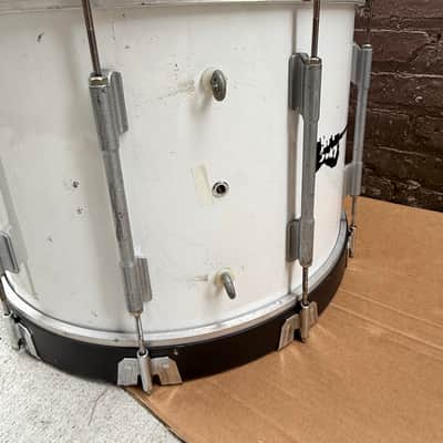 Dynasty 22" Marching Bass Drum w/ Irvington HS Bulldogs Head - Safe-T-Loc Hoops - Made in Mexico - Used image 16