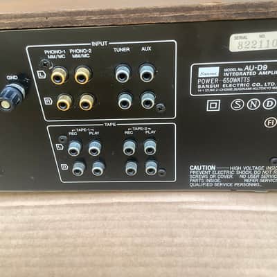 Sansui AU D9 amplfier  vintage 80’s fantastic sound quality Bild 10