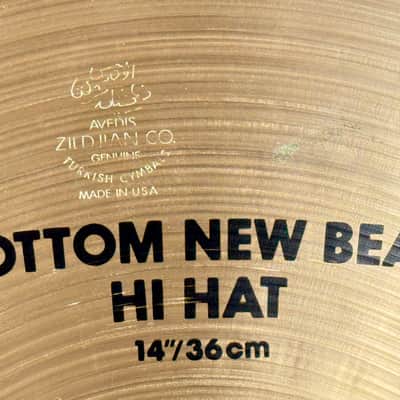 ULTRA CLEAN 14” Zildjian A NEW BEAT Hihats 920g 1379g EARLY MODEL! image 8