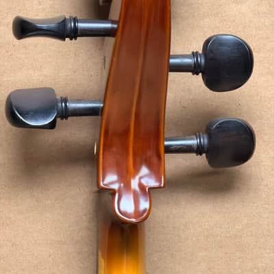 Yamaha VC3 4/4 Cello Outfit 2014 - Natural Poly Varnish (w/ Gig Bag)) image 8