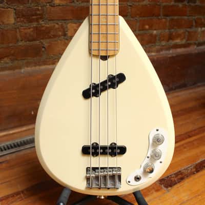 Fernandes FYB-70 Eikichi Yazawa "Biwa" Bass 1970s - White image 1