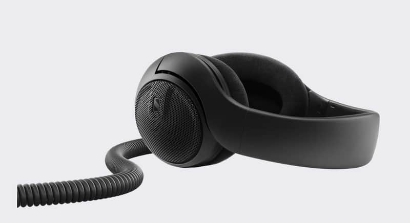 Sennheiser HD 400 PRO Lightweight Dynamic Studio Headphones Angled Transducers image 1