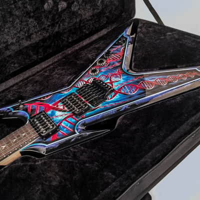 Dean Dimebag Darrell Razorback 2016 DNA Splatter Graphic - Artist Proof image 4