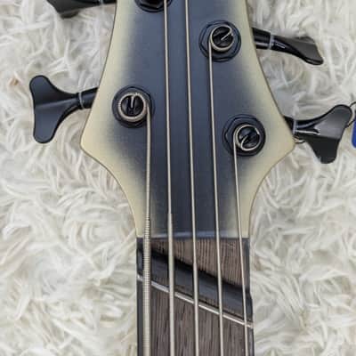 Mint Ibanez BTB605MSSOM 5-String Multi Scale Electric Bass +case, Solar Eclipse Matte image 5