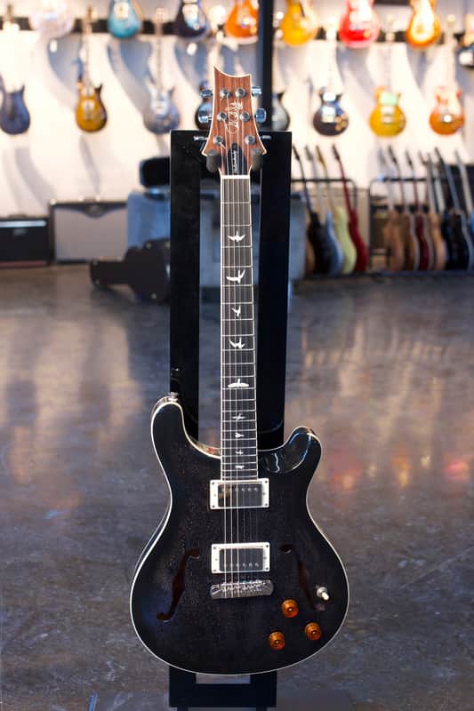 PRS STANDARD HOLLOWBODY PIEZO DOGHAIR SMOKEBURST W/CASE image 1