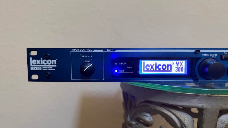 Lexicon MX300 Stereo Reverb Effects Processor 2010s - Blue [GREAT CONDITION] image 1