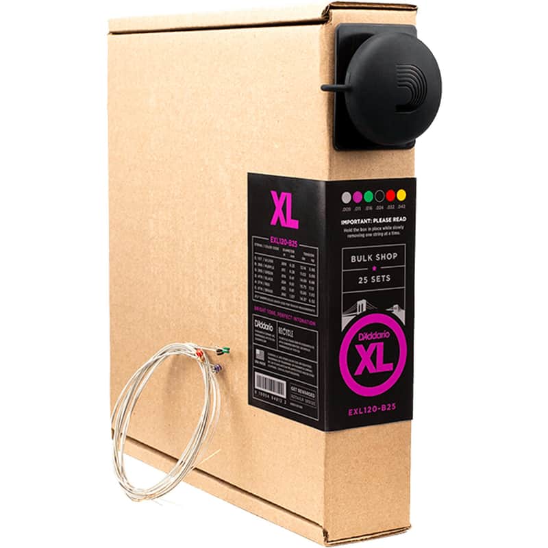 D'Addario Bulk Shop Nickel Wound Electric Strings Super Light 9-42 image 1