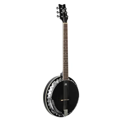 Ortega RAVEN SERIES 6-STRING BANJO MAHOGANY BLACK image 2