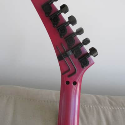 Kramer Stage Master American Custom Mach 1 1986 - Fluorescent Pink image 8