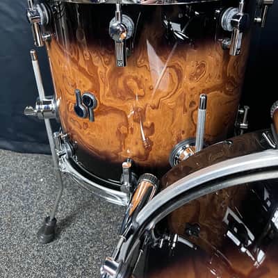 Sonor SQ2 Maple Thin Shell Set - Walnut Brown Burst image 6