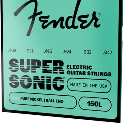 Fender SUPERSONIC 150L Pure Nickel Ball End Electric Guitar String - 009-.042 image 4