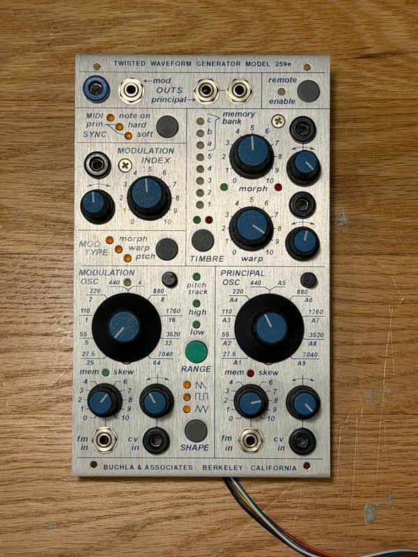 Buchla 259e Twisted Waveform Generator 2010s - Silver image 1