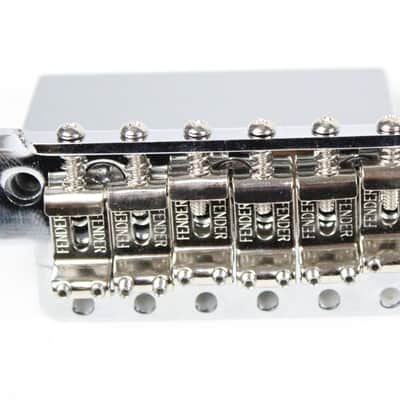1979 Vintage Fender Stratocaster Chrome BRIDGE Strat ~CLEAN~ w/Tremolo Arm Screw and Springs USA 1970s CBS Era image 2