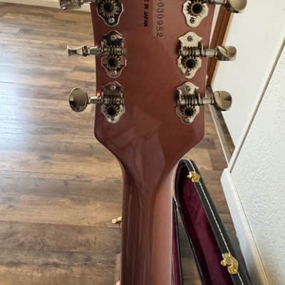Gretsch G6112TCB-JR Center Block Jr. 2016 - 2018 - 2-Tone Jaguar Tan / Copper Metallic image 10