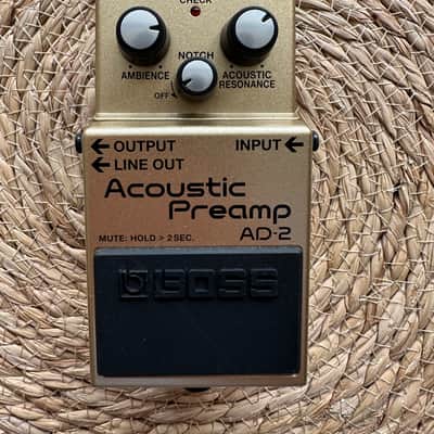 Boss AD-2 Acoustic Preamp Pedal 2016 - Present - Bronze image 5