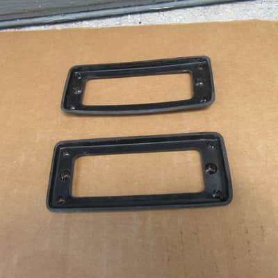 1960s Teisco Cameo Aria Univox Semi Hollow Body Black Guitar Pickup Rings image 3